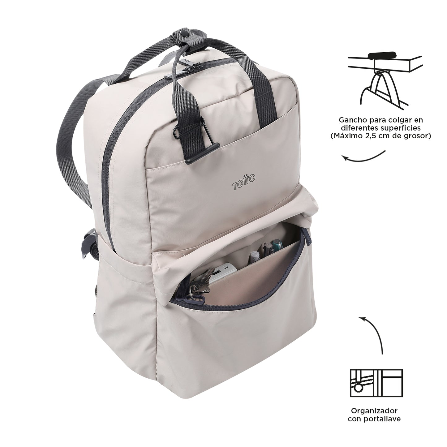 MOCHILA FEMININA P/PORTÁTIL 14" BILLY T2P