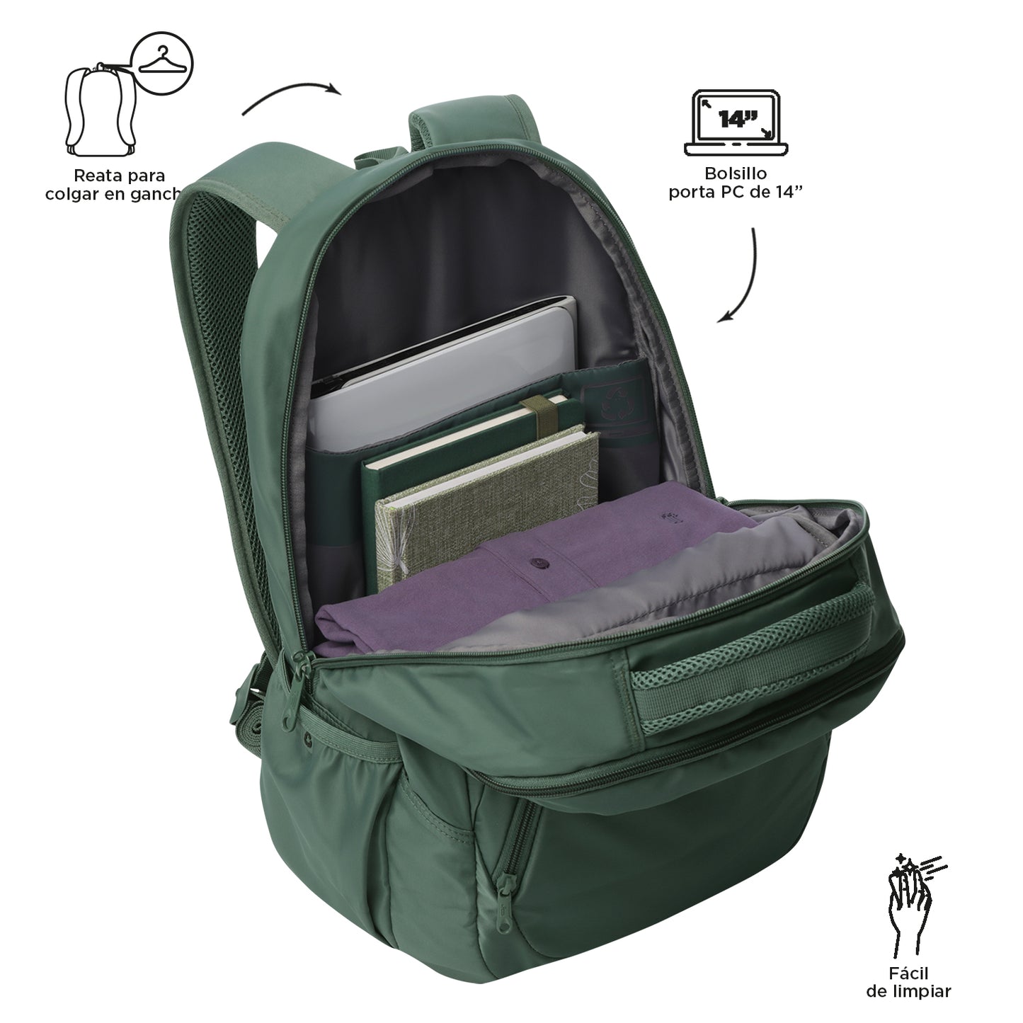 MOCHILA P/ PORTÁTIL 14" TRACER 4 V7K