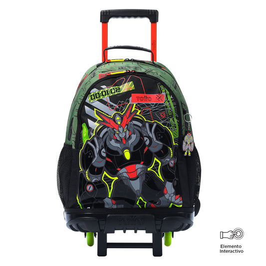 MOCHILA COM RODAS INFANTIL L 8 a 10 anos ARGON 5D7