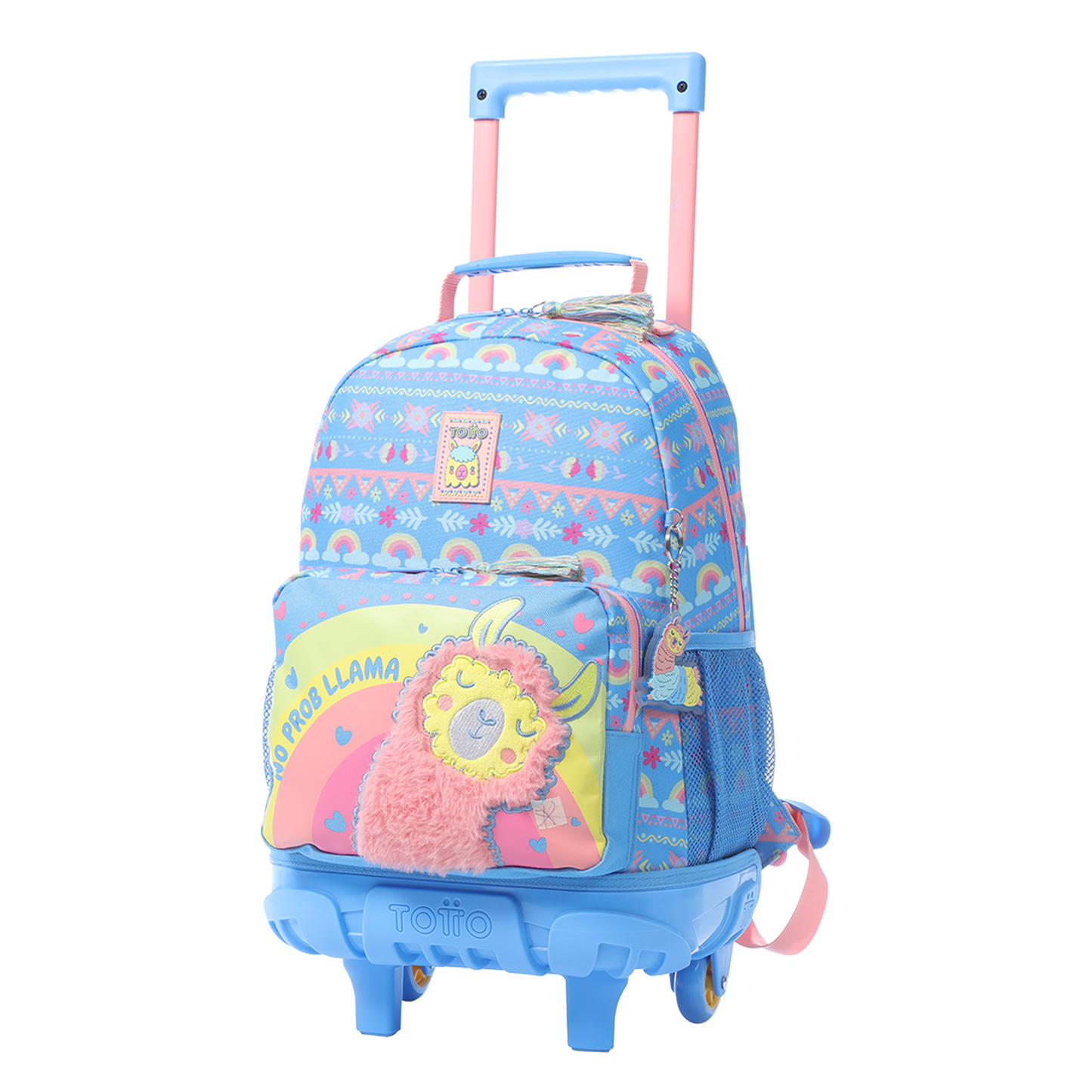 MOCHILA COM RODAS INFANTIL M 6 a 7 anos LLAMA 8JC