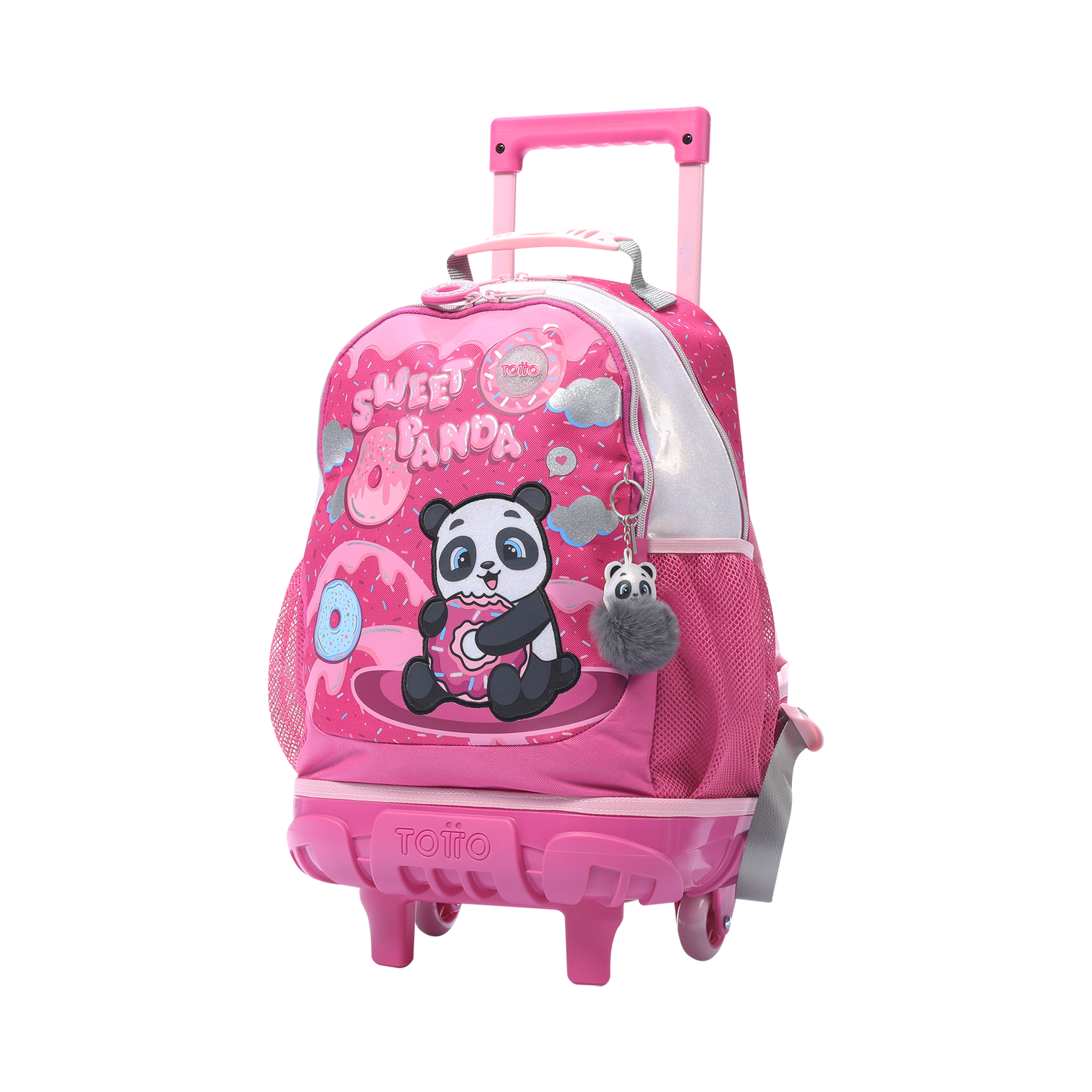 MOCHILA COM RODAS INFANTIL M 6 a 7 anos SWEET PANDA 0K0