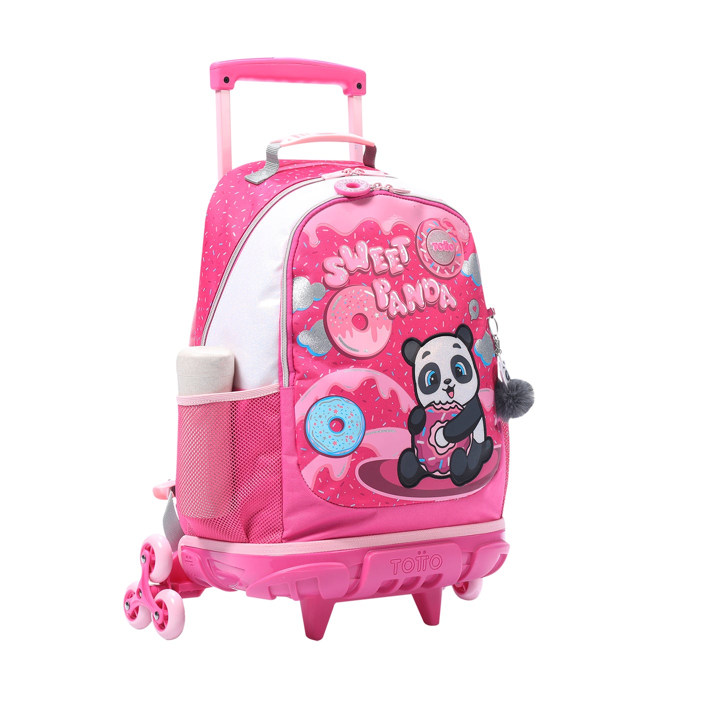 MOCHILA COM 3 RODAS INFANTIL L 8 a 10 anos SWEET PANDA 0K0