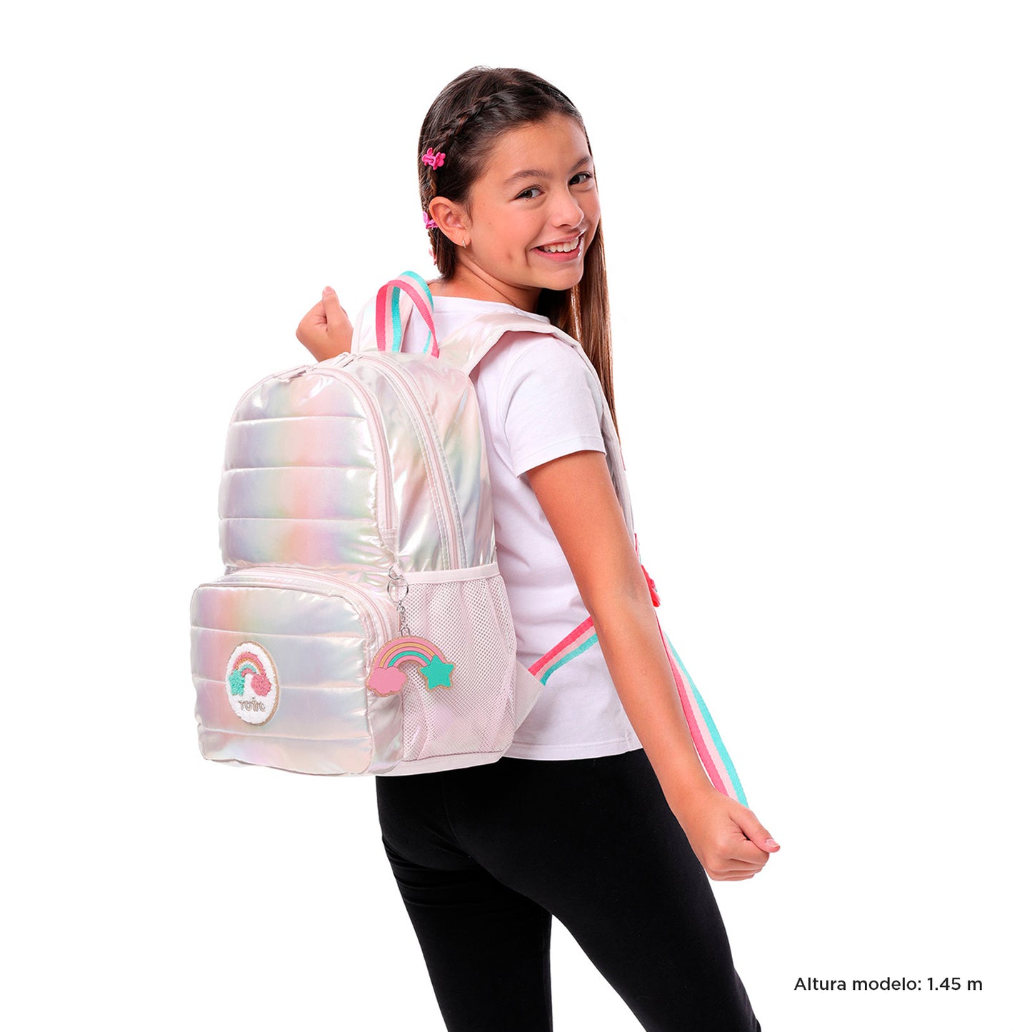 MOCHILA INFANTIL M 6 a 7 anos GLOWY P50