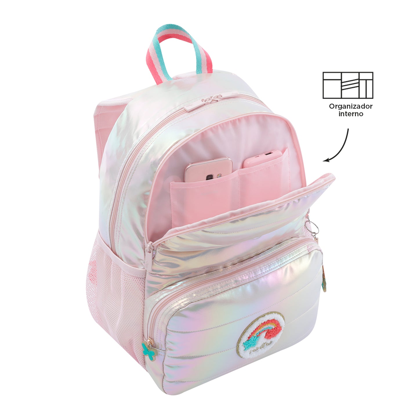 MOCHILA INFANTIL M 6 a 7 anos GLOWY P50