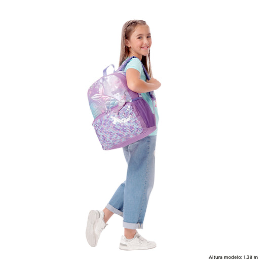 MOCHILA INFANTIL M 6 e 7 anos SIRENY 4QU
