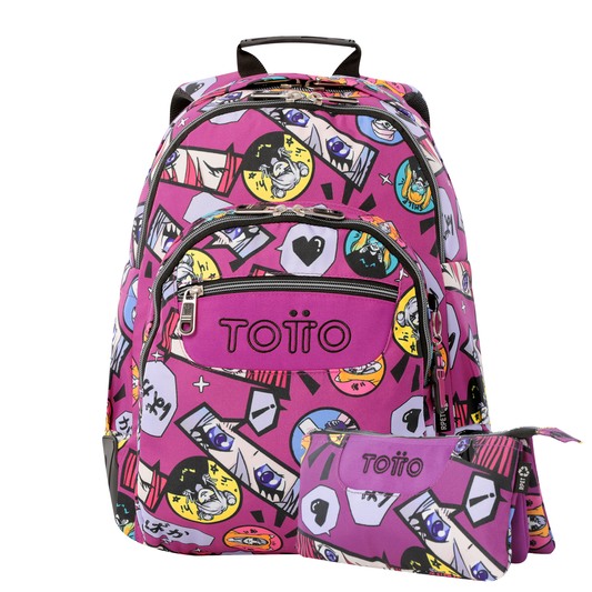 Mochila Escolar 8 a 12 anos Rayol 1KC + estojo Tablero 1KC