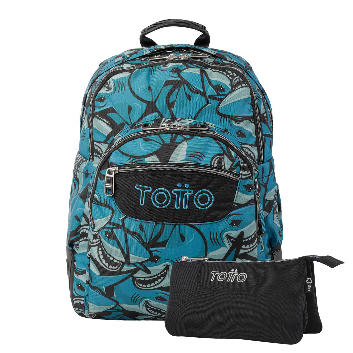 Mochila Escolar 8 a 12 anos Rayol 6JQ + estojo Tablero N01