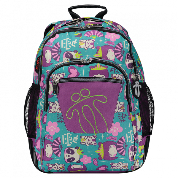 Mochila Escolar Rayol + Estojo a Condizer